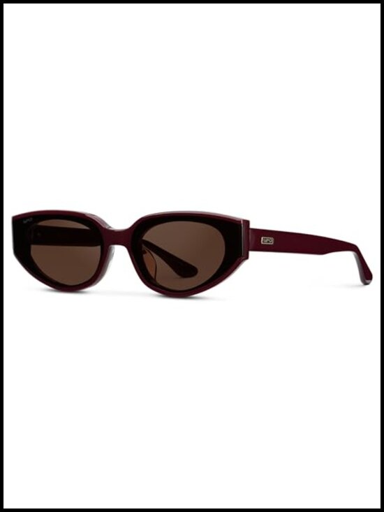 Cat-Eye Acetate Sunglasses with Anti-Reflective Lenses